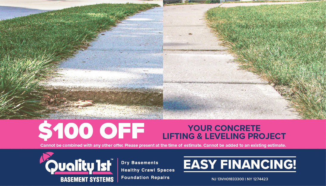 Concrete Lifting & Leveling Savings!